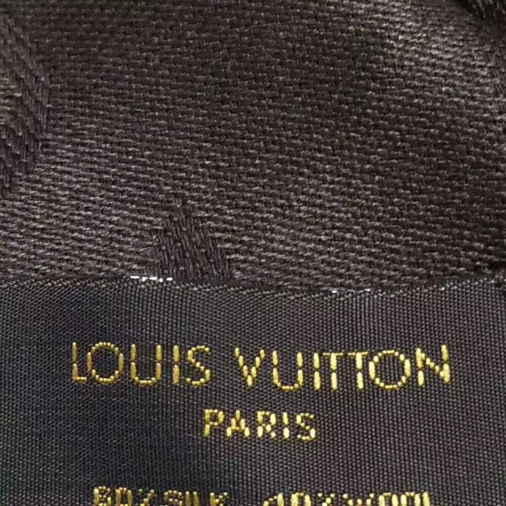 LOUIS VUITTON Monogram PatternDark Brown - Scarf Silk, Wool 428-010425 - Picture 4 of 5